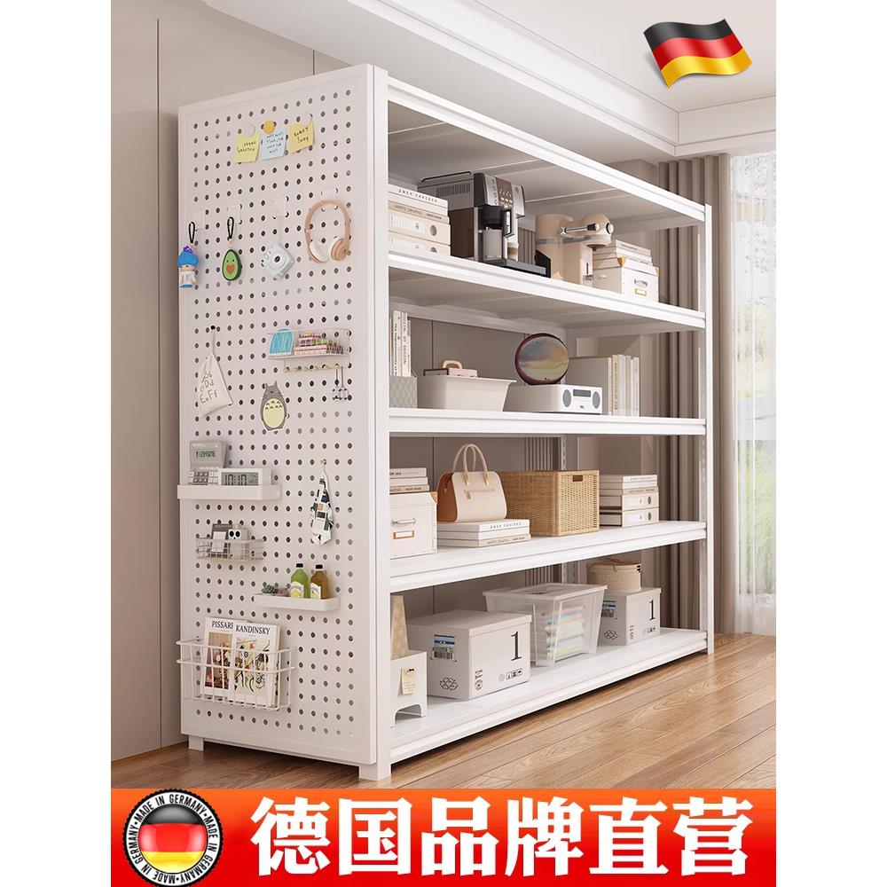 德国家用多层落地置物架储藏间阳台杂物快递收纳架钢制超市货架