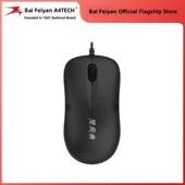 电脑办公家用便携式 双飞燕Wm 100S静音有线鼠标笔记本台式 USB接口