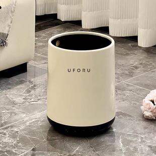 家用垃圾桶2025新款高颜值客厅轻奢高档卧室厨房厕所大容量废纸篓