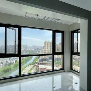 成都封阳台温室定制别墅玻璃楼顶露台花园封阳台断桥铝合金门窗