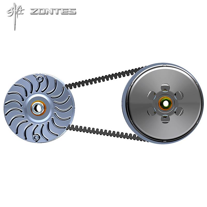 升仕ZT350T-E/D/M踏板V形传动皮带主从动轮移动轮碗弓滚珠离合器