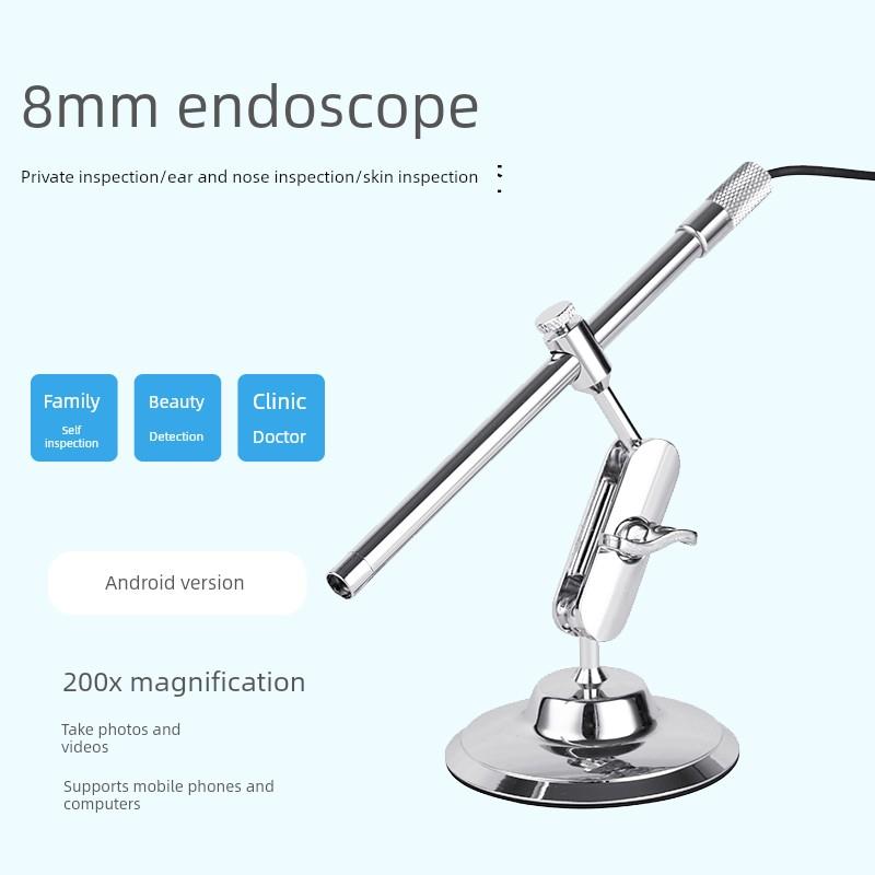 电子USB数码1080P变焦200倍放大镜耳鼻喉口内窥镜腹腔便携显微镜