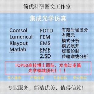FEM klayoutFDTD Lumerical 圖傳輸譜線分析 EME 版 EMS comsol
