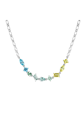ARTE/艾尔蒂SunDaze 彩色锆石项链时尚潮流高级感高雅气质