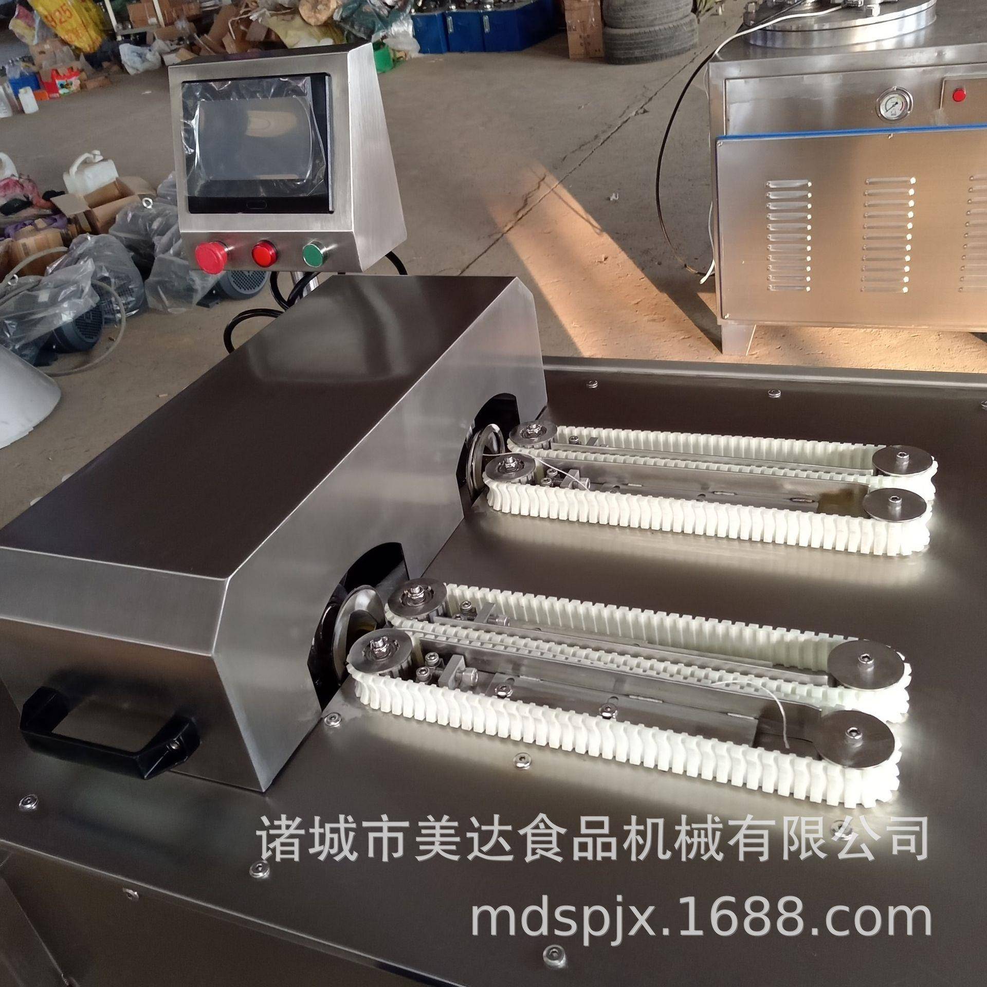 香肠不锈钢扎线机 配合灌肠机自动扎线机 腊肠血肠小型扎线机现货
