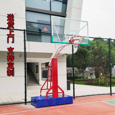 广东户外篮球架室内标准成人专业比赛移动室外家用学校落地篮球架