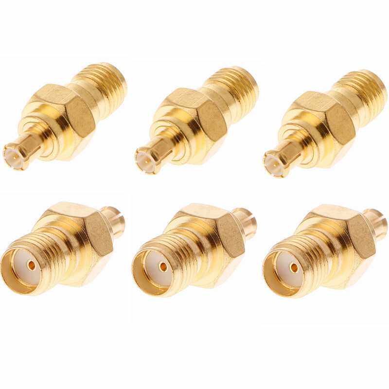 SMA母头转MCX公头镀金WIFI蓝牙射频转接头天线适配器 连接器