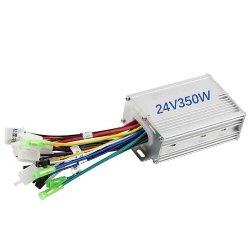 电动电瓶车智能无刷双模俩轮车三轮车24V350W通用6管控制器