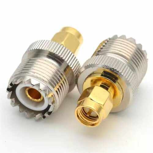 RF同轴连接器SMA转UHF PL259 SO239对讲机天线转接头RF适配器