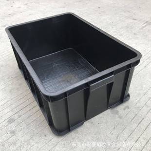 带盖防静电箱615 件物料分类车间周转静电塑胶箱 425 250mm电子元
