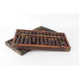 农村老旧物件民俗收藏品传统老式实木算盘旧货算盘古董怀装饰摆件