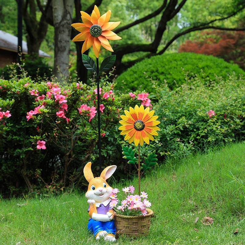 创意花园庭院院子花朵铁艺风车户外旋转园艺造景装饰摆件场景布置,家居饰品,落地摆件,淘宝优惠券,粉丝福利购,淘宝优惠卷