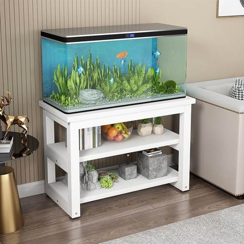 铁艺鱼缸架客厅落地鱼缸柜底柜多层乌龟缸底架金属承重托架置物架