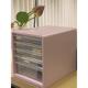 桌面抽屉式 钢制收纳柜办公室书桌a4资料文具化妆品分层储物抽屉柜