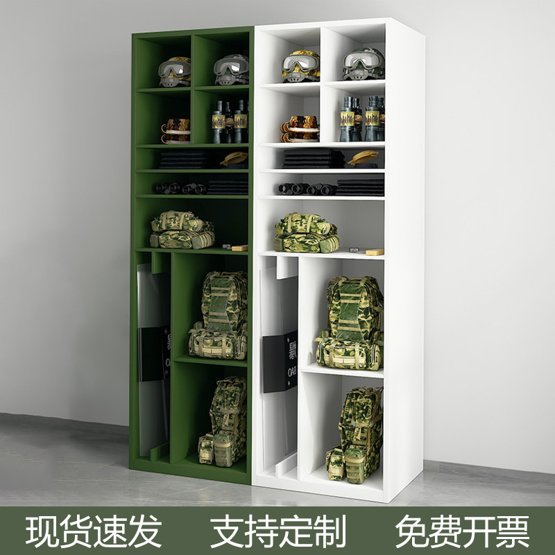 单人装备柜反恐防暴训练指挥器材柜背囊物资组合柜军绿单兵应急柜