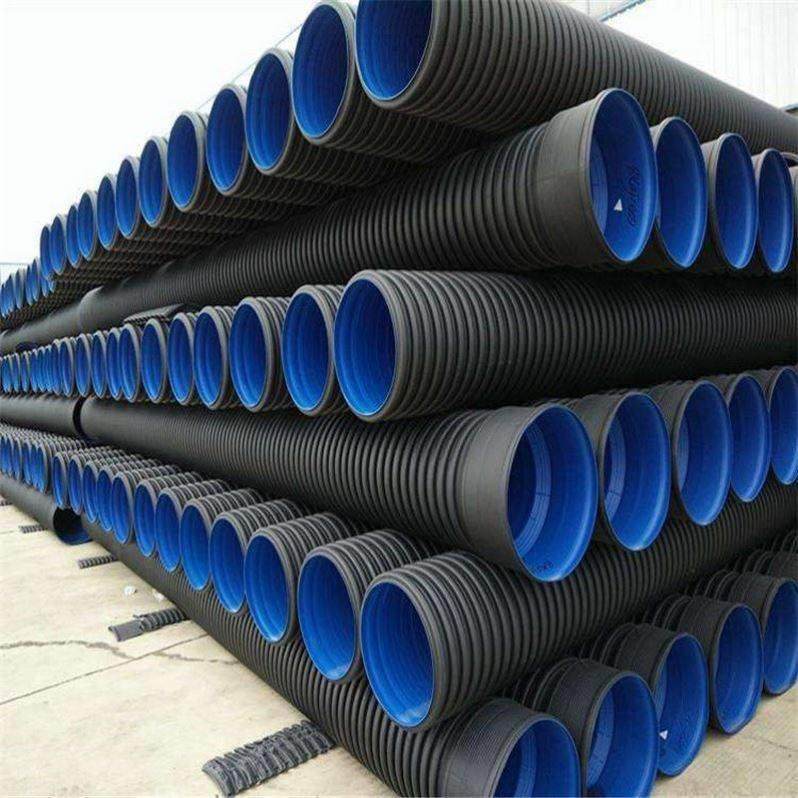 hdpe双壁波纹管大口径钢带管国标PE下水管市政排雨水污B型克拉管,基础建材,PE管,淘宝优惠券,粉丝福利购,淘宝优惠卷