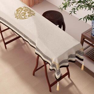 中国风古筝防尘罩新中式棉麻古琴防尘盖布文艺2025新款盖巾可定制