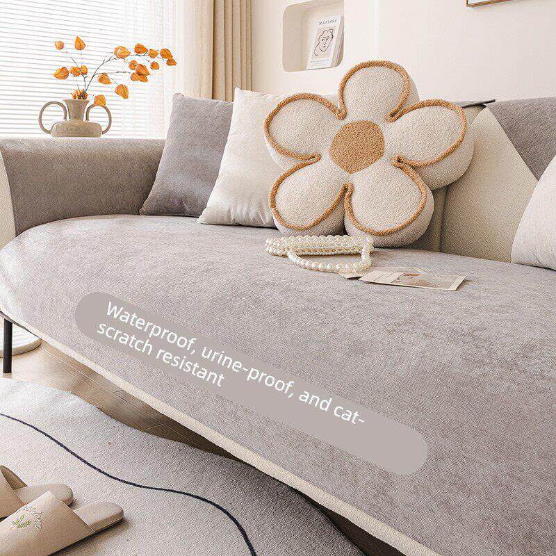 DOA 防水防猫抓沙发垫四季通用简约现代隔尿不粘毛沙发套罩盖布巾