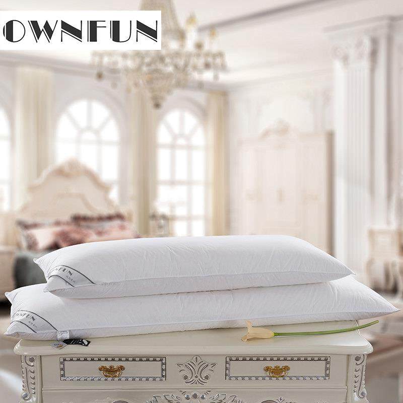 OWNFUN双人羽绒枕芯鹅绒羽毛长枕头情侣枕全身体等长枕头大抱睡枕,床上用品,枕头/枕芯,淘宝优惠券,粉丝福利购,淘宝优惠卷