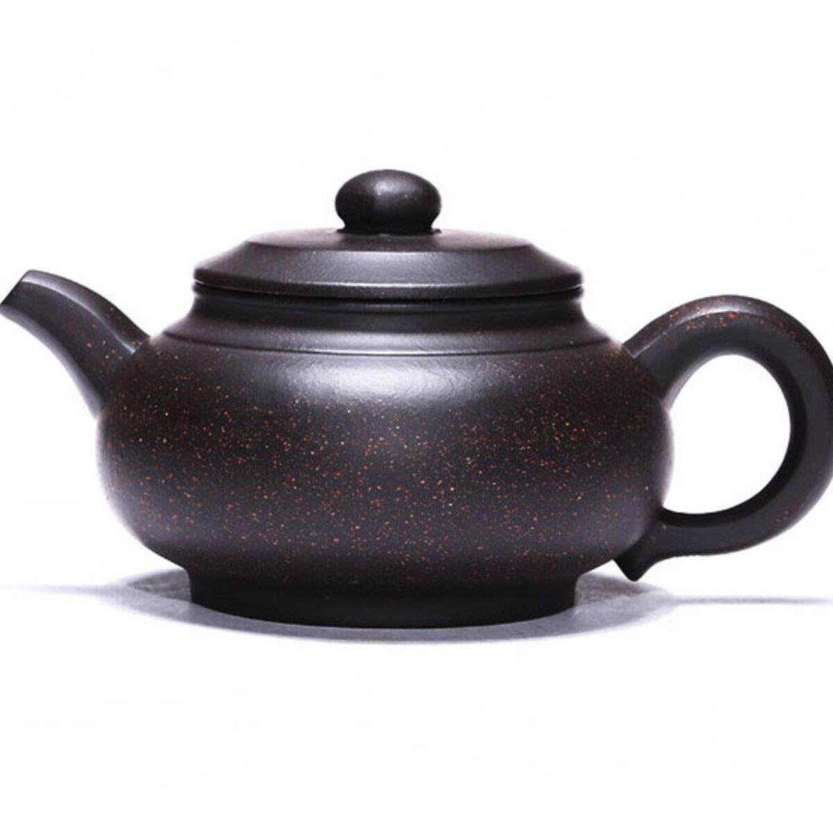 采购产品宜兴紫砂壶，纯手工功夫茶具，茶壶，原矿黑金砂茶具，六