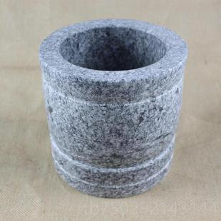 高档大号臼蒜臼子石家用捣蒜器蒜臼子青石臼研磨器手动捣碎器捣石