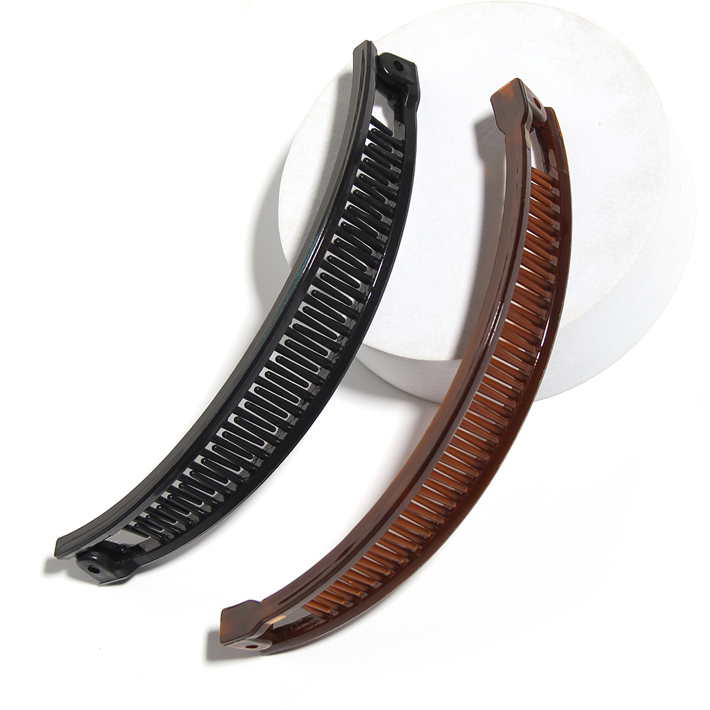 新款时尚插梳发饰波浪发夹刘海梳对梳盘发器竖夹女士发夹发饰