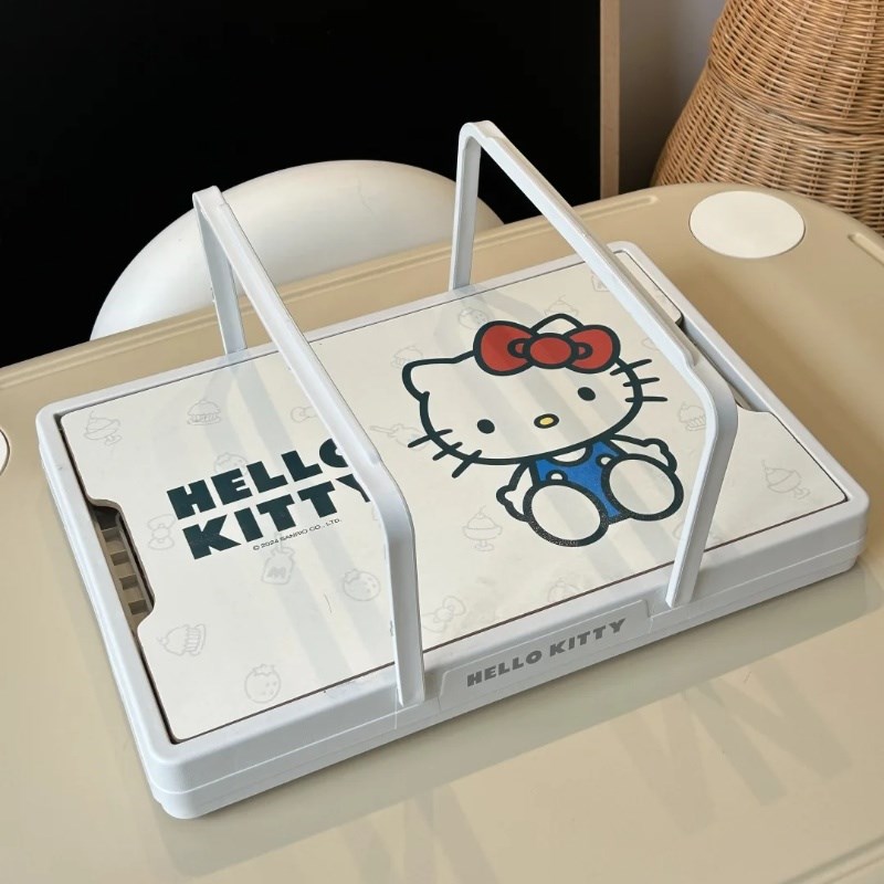 kitty车载后备箱收纳箱汽车用储物箱女士户外露营折叠手提整理箱