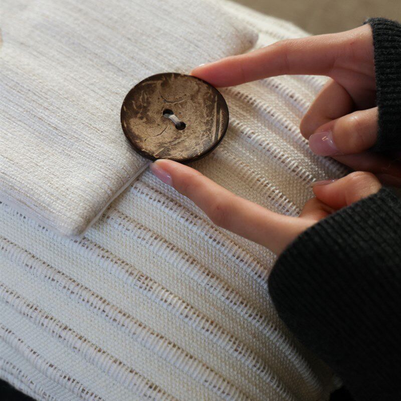 若奈 兔年平安枕 / 新中式抱枕腰枕一套刺绣侘寂沙发靠枕新年礼物