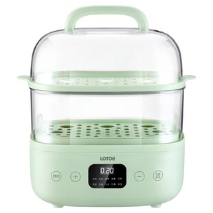LOTOR电蒸锅家用小型预约定时多功能蒸菜小蒸锅迷你早餐机电蒸笼