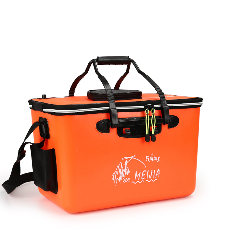 鱼护包加厚2.0mm桶活鱼手提单肩一体成型鱼桶EVA水桶耐磨渔具桶