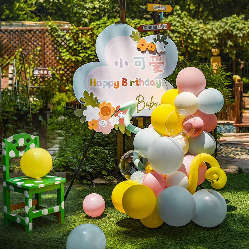 diy儿童周岁生日气球装饰kt板宝宝满月百日宴布置卡通迎宾指引牌,节庆用品/礼品,装扮布置套餐,淘宝优惠券,粉丝福利购,淘宝优惠卷