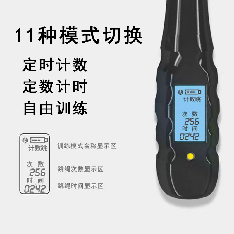 体适能中考跳绳安徽蚌埠芜湖梅州学生中考专用体育计时计数钢丝绳