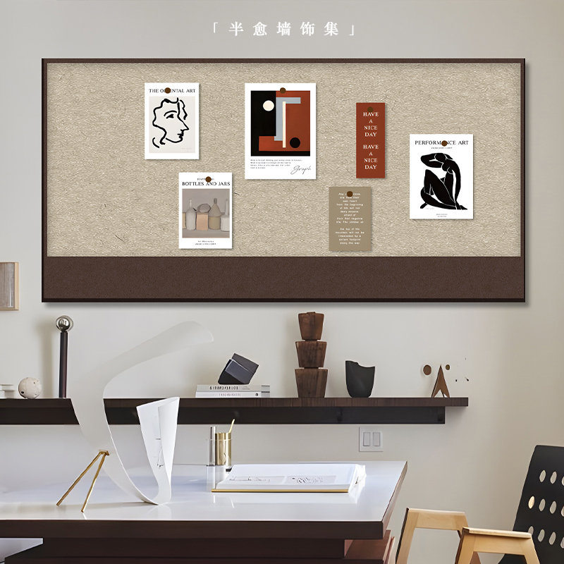 毛毡墙贴展示板背景墙照片墙软木板留言板文化墙背景板客厅相片墙