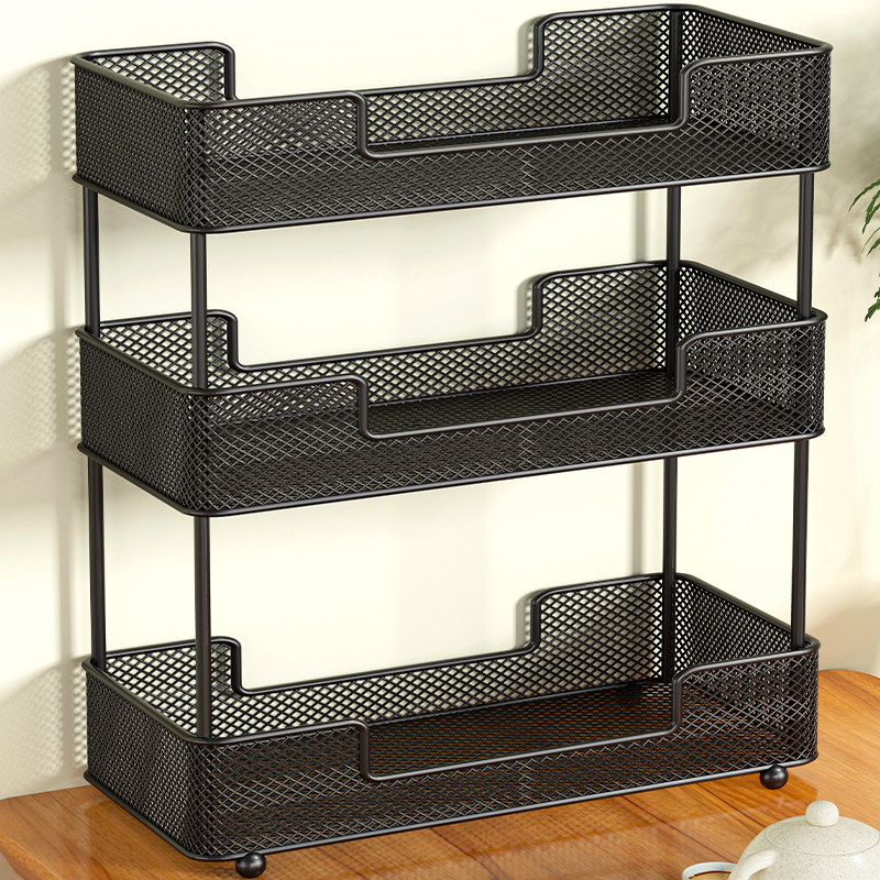 桌面收纳盒宿舍神器多层置物架子办公桌铁艺零食桌上水杯储物架子,住宅家具,搁板/置物架/家用陈列架,淘宝优惠券,粉丝福利购,淘宝优惠卷