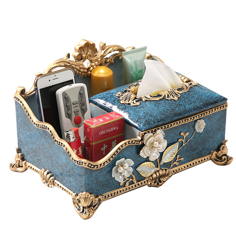 欧式抽纸盒轻奢风纸巾盒客厅现代家用创意多功能高档纸抽盒收纳盒,家居饰品,装饰纸巾盒,淘宝优惠券,粉丝福利购,淘宝优惠卷