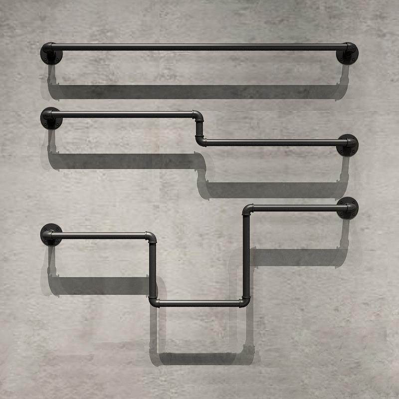 个性上墙挂衣架服装店正挂展示架单杠衣服挂版陈列架童装店陈列架