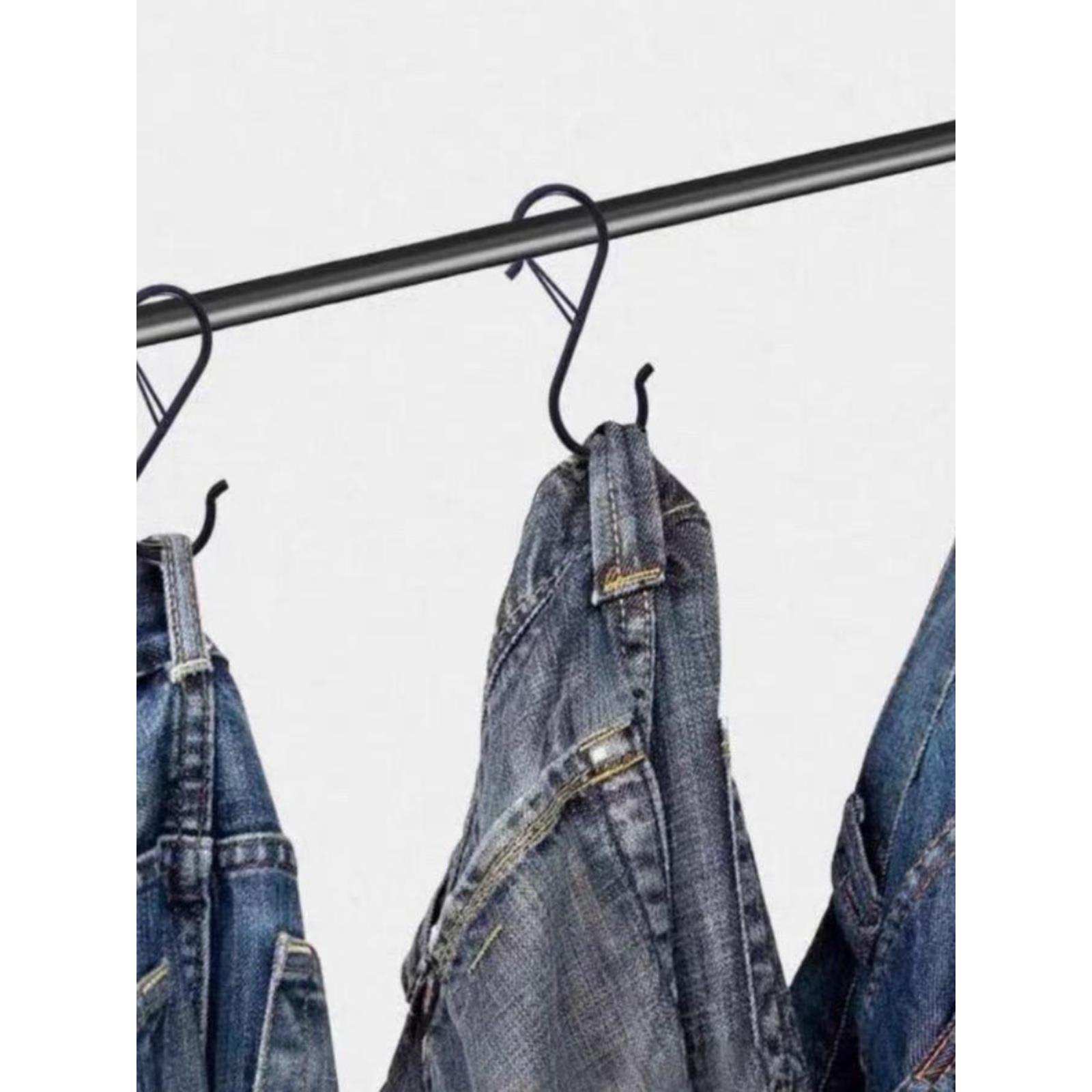 【防风加粗】S型挂钩弹簧扣挂杆子袋子配件家用厨房卫浴宿舍收纳