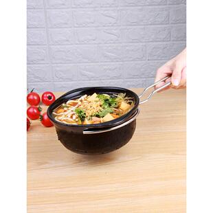 不锈钢砂锅托叉碗托取碗夹取碗器夹防烫夹防热滑夹碟盘碗夹端碗叉