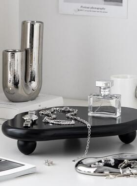 sense不规则桌面托 托盘ins风现代轻奢客厅摆件家用装饰收纳拍摄