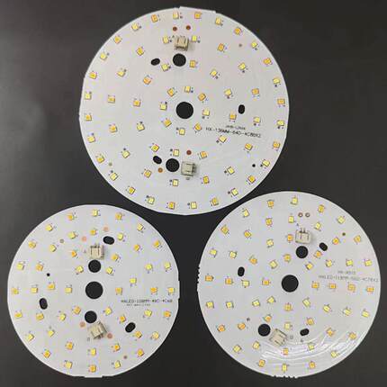 低压24伏二线三色LED并联灯芯双线双色灯板圆片 需要配驱动变压器