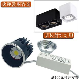 无主灯LED灯胆照明吸顶式内胆斗胆灯客厅格栅灯灯珠明装射灯灯芯