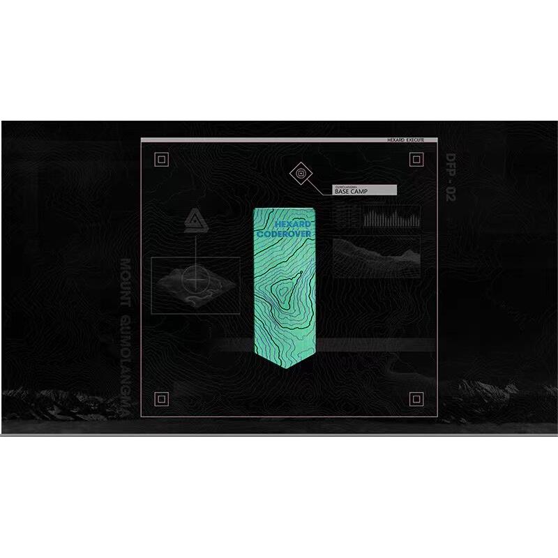 HEXARD DFP-02 店铺联名钛合金彩色金属士气臂章