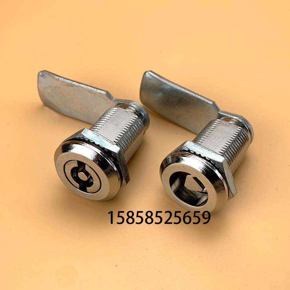 工业柜锁三角锁芯设备门锁 MS705-40-62加长控制箱锁具 机械门锁
