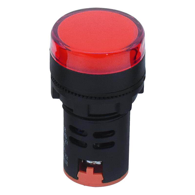 1个AD16-22DS纯色高亮电源工作信号指示灯LED开孔22mm 6V24V220V