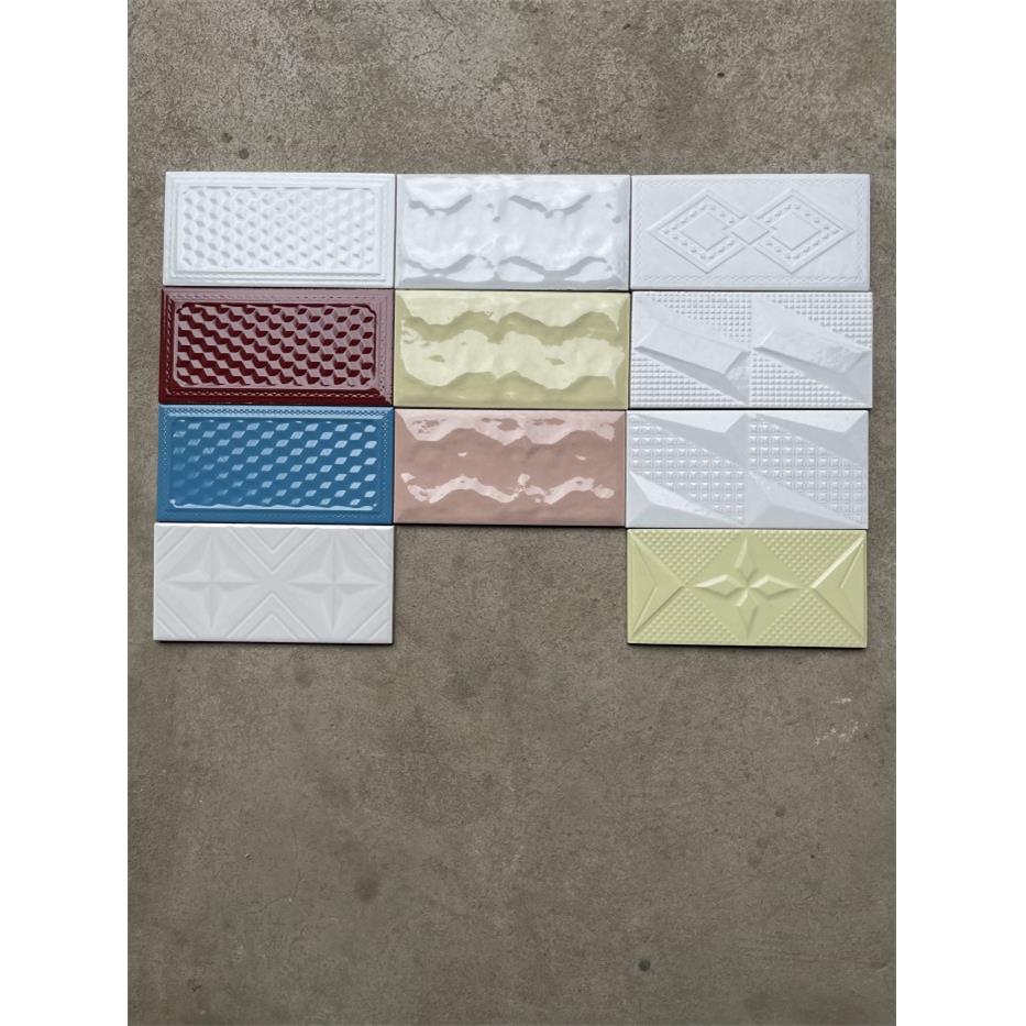 10X20Cm立体印刷经典高价值防冻外墙砖户外农村社区自建房屋热卖