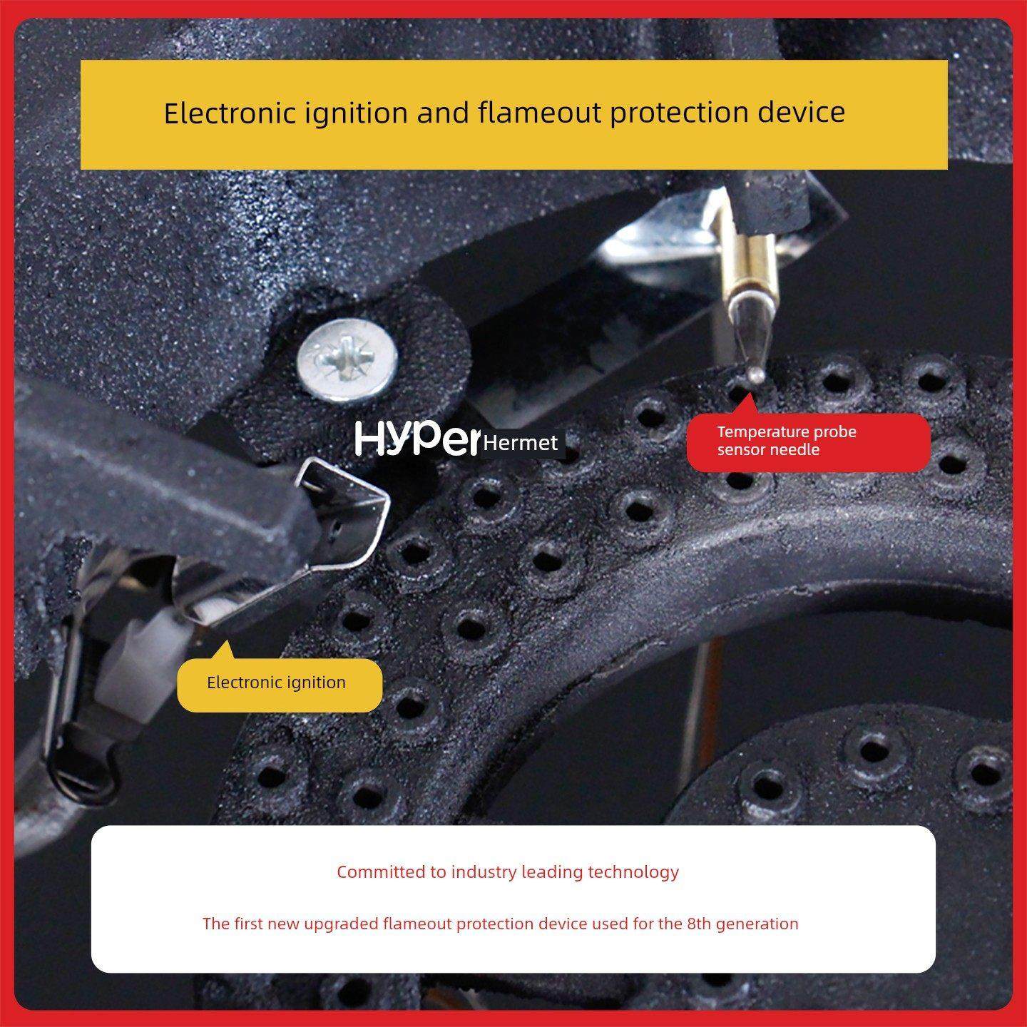 商用不锈钢煲仔炉带熄火保护电子打火四六八眼节能燃气米线砂锅灶