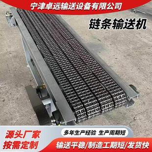 重型链条输送机多排滚子链锻打件冲压件流水线传送带链条式输送机