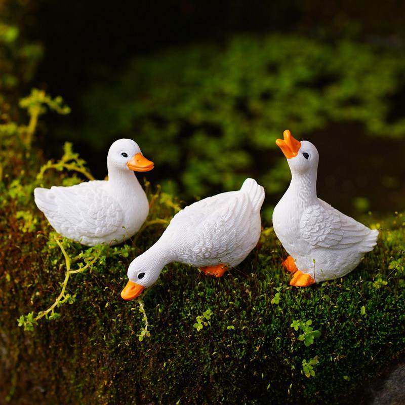 鱼缸花盆栽多肉造景小白鸭子中式假山庭院微景观流水摆件水景装饰,家居饰品,户外/庭院摆件,淘宝优惠券,粉丝福利购,淘宝优惠卷