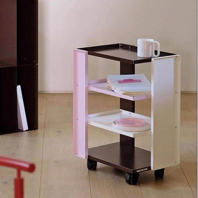 家用带轮移动小推车置物架北欧沙发边几现代简约网红床头柜小边柜,住宅家具,移动边几/推车,淘宝优惠券,粉丝福利购,淘宝优惠卷