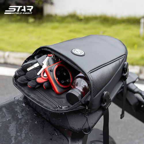 星空骑士机车骑行后座包防水车尾储物包彷赛机车绑带斜挎SKB359